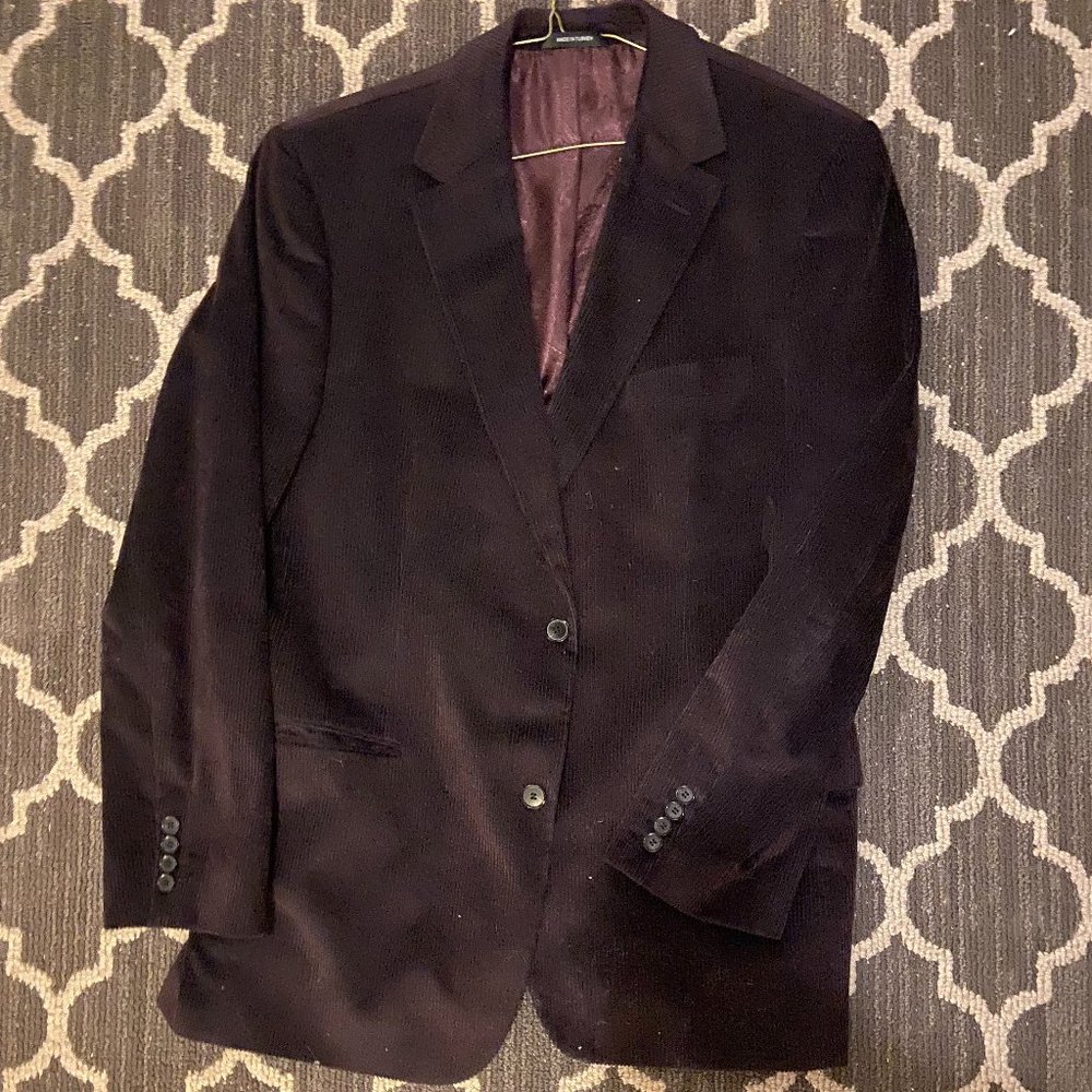 Hugo by Hugo Boss Mens brown corduroy blazer Size XL
